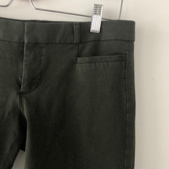 Banana republic dark green crop Sloan pants - Picture 2 of 6